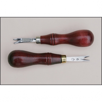 Leather Edging & Bevel Tool - Polished American Hardwood Maple Handle