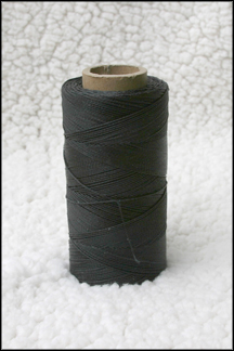 Brown or Black Waxed Thread - 1/4 lb Tube - See More Information