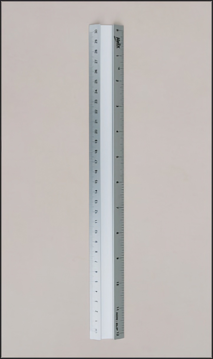 Metal Safety Ruler - Metric/Standard