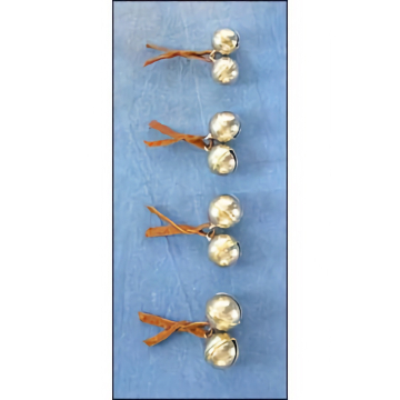 Equator Bells - Pairs by Larry Counce - Nickel Silver Equator Bells - 4 Sizes