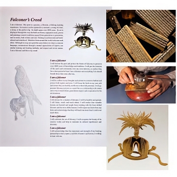 The Falconer's Creed - by Kristine and Allan Marshall - High-Quality Embossing
