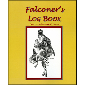 Falconer's Log Book - William Oakes, Perfect Bound, 7" x 8.5", 59 pages