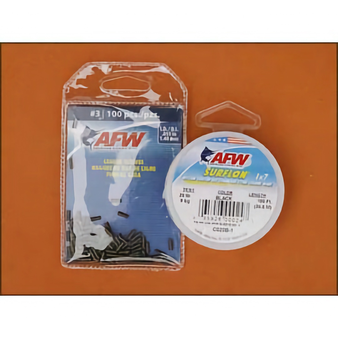 Nylon Coated Stainless - Noose Wire and Crimps - 2 Sizes