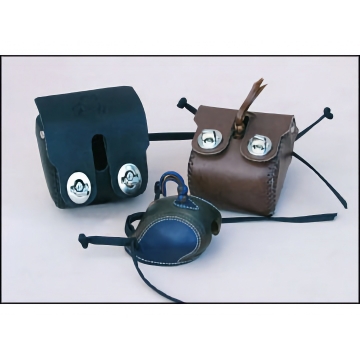 Western Sporting Leather Hood Protector - Made Tough - Sturdy Closure.