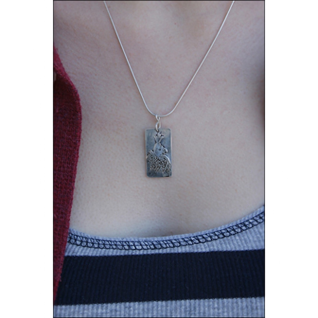 Hooded Goshawk Pendant - .999 Fine Silver - Exclusive Western Sporting Design