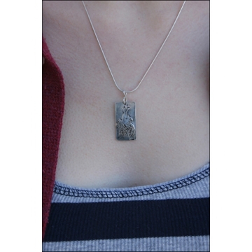 Hooded Goshawk Pendant - .999 Fine Silver - Exclusive Western Sporting Design