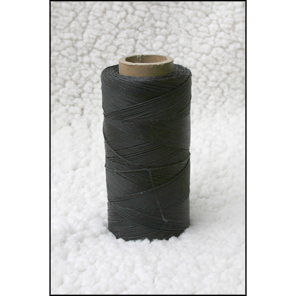 Brown or Black Waxed Thread - 1/4 lb Tube - Refill for Lock Stitch Awl (FE5250A)