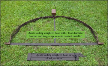 Bownet Base for Setup without Stakes - Quick and Easy to Setup (41070710)
