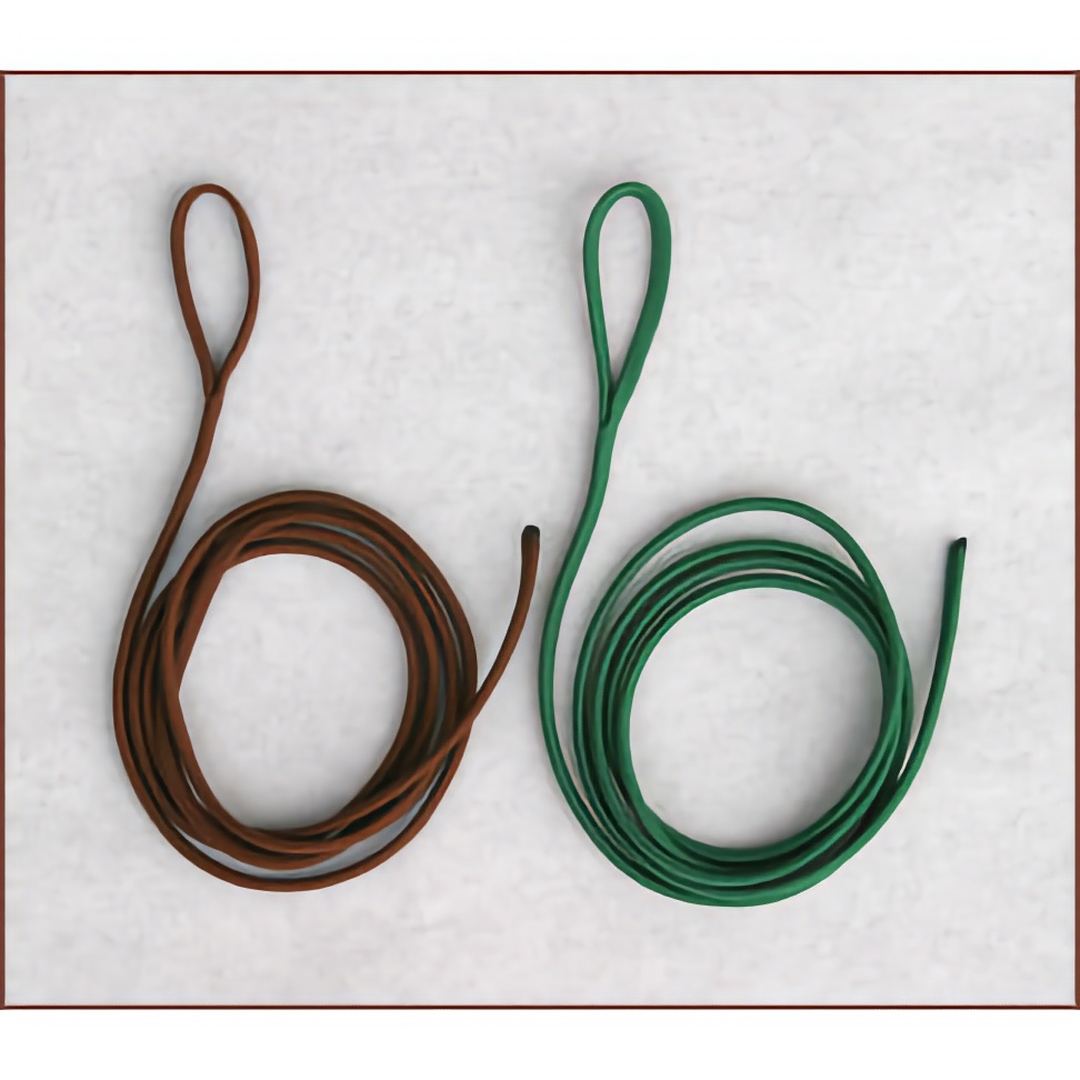 Paracord Looped Leash  for Falconers - 2 Lengths & 2 Colors - Brown or Green