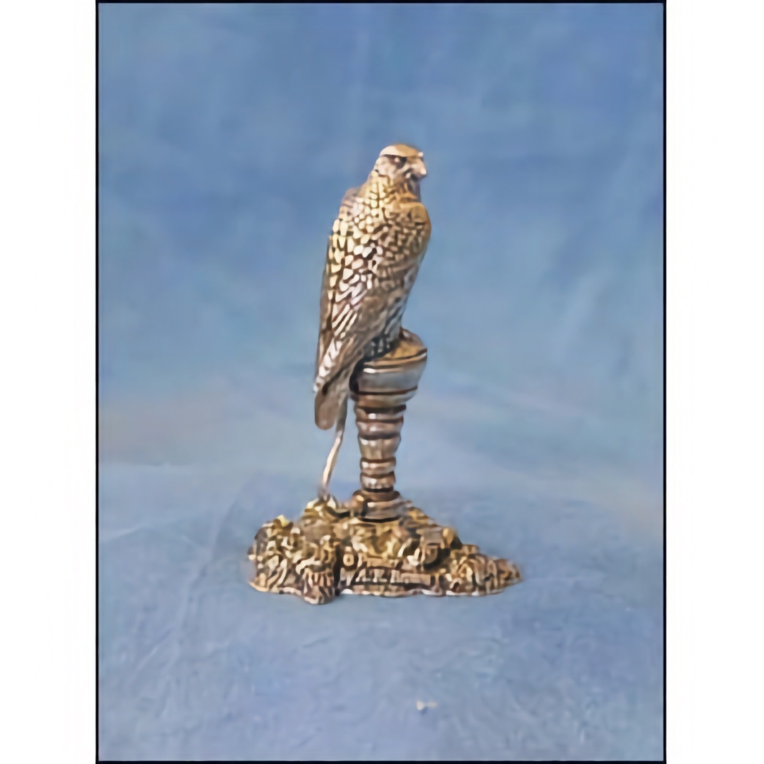 Pewter Falcon Statue, Imported, Beautifully Designed - See More Info