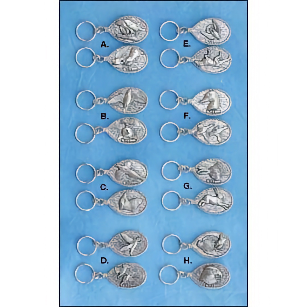 Pewter Key Rings - Specify Type & Choose Your Favorite, See More Info