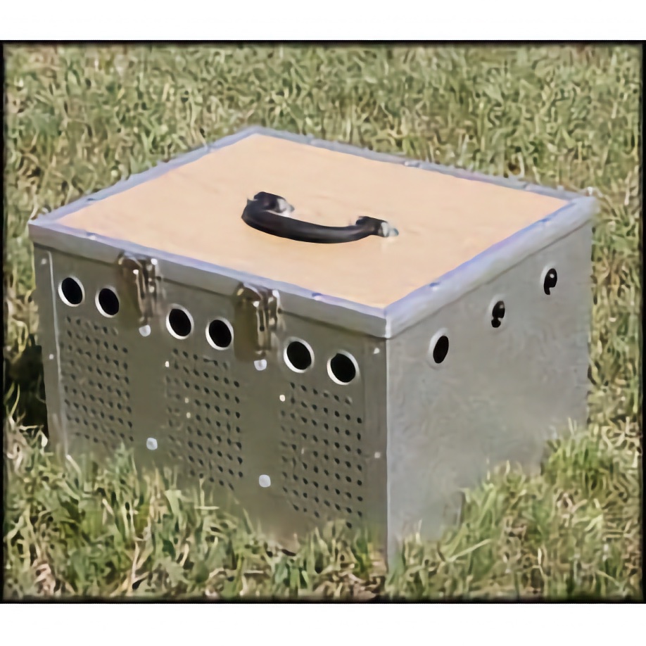 3 Pigeon Transport Crate - Aluminum Basket - Lightweight and Saves Space