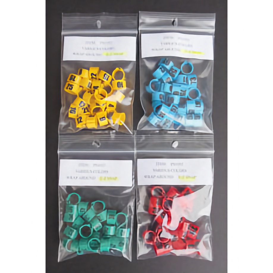 Pigeon Bands: Snap-on Bands - Identify at a Glance - Four Colors