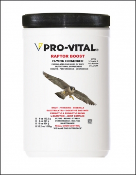 Pro-Vital Raptor Boost - 2 Sizes - High Grade Supplement for Active Hawks