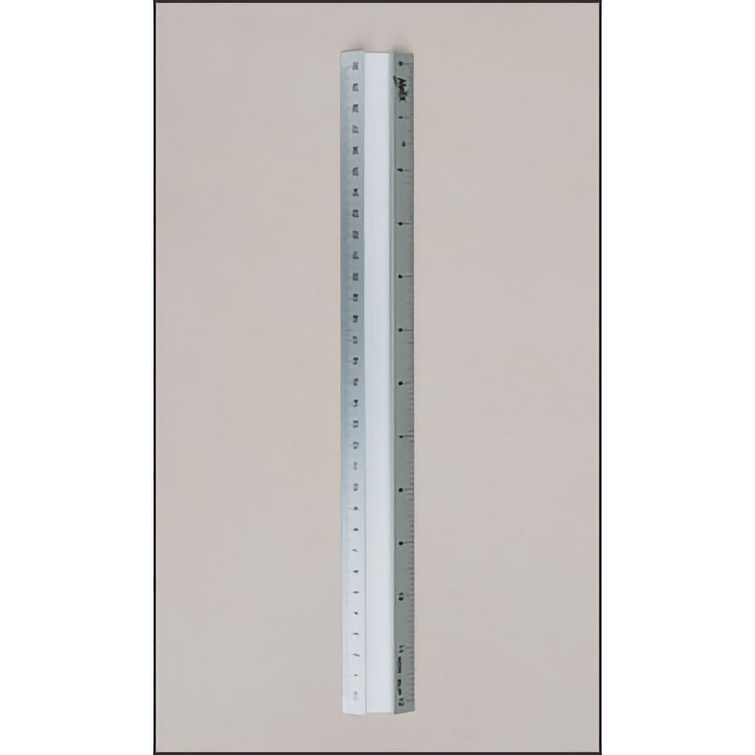 Metal Safety Ruler - Metric / Standard - Cutting Leather Safely