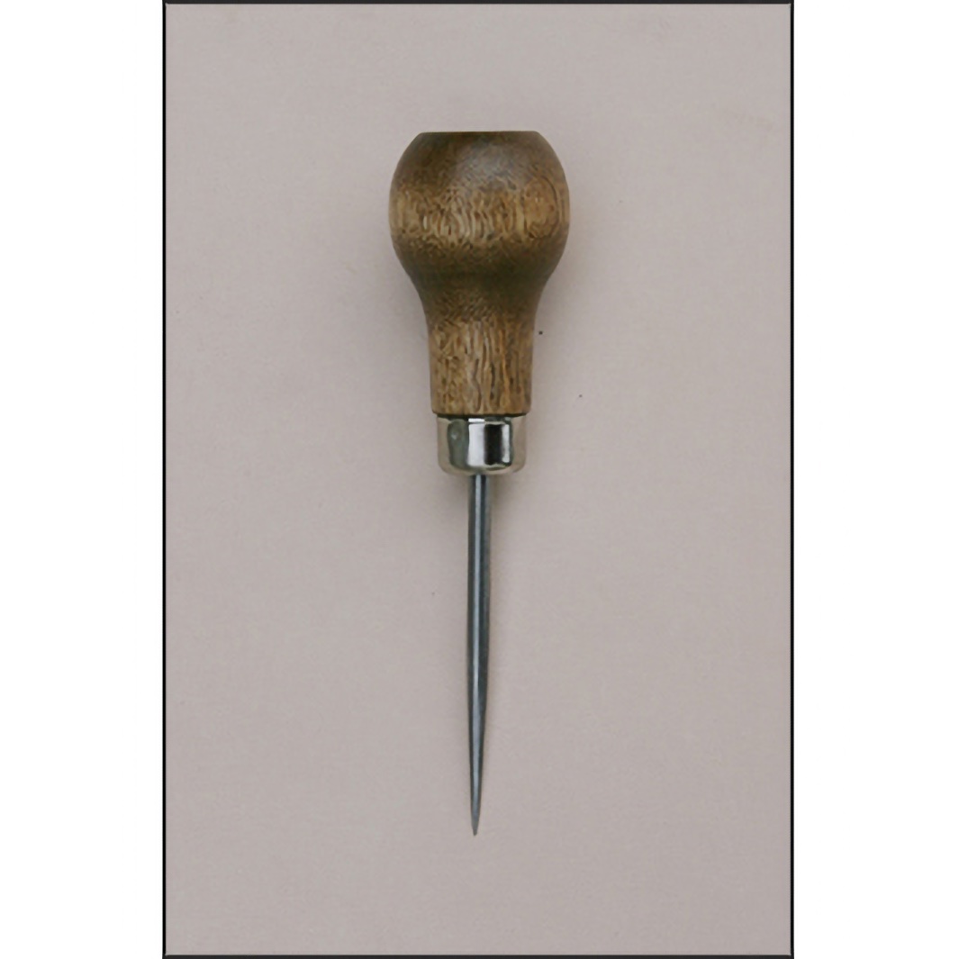 Scratch Awl - With Hard Wood Handle - Essential Tool, Excellent for Piercing Holes