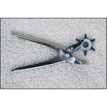 Rotary Leather Hole Punch - Star Punch with Six Sizes - Economy Model