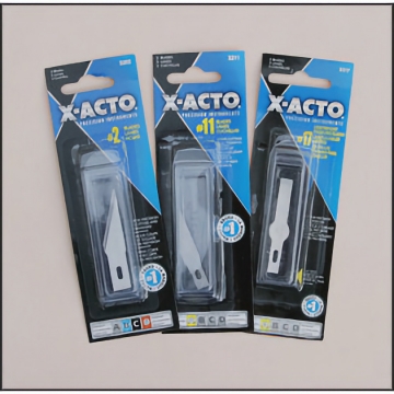 X-Acto Replacement  Blades - Choose Blade Type - 5 Packs of Three Types